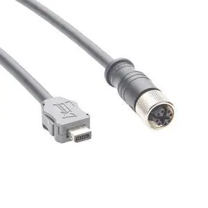 IX40G-A-10S-CV(7.0) IX A Key to M12 X Code 8Pin Female Cable IX 10Pin Type A to M12 Industrial Cat6A Ethernet 10Gbps Shielded for Industrial Camera Machine Vision(2M/6.6FT) (Female) IX40G-A-10S-CV(7.0) IX A Key to M12 X Code 8Pin Female Cable IX 10Pin Type A to M12 Industrial Cat6A Ethernet 10Gbps Shielded for Industrial Camera Machine Vision(2M/6.6FT) (Female)