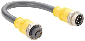 5 Poles 7/8"-16UNF Mini Change Male to Female Extension Cable IP67 Waterproof 7/8" Circular Connector Power Supply Cable for Devicenet Profibus Sensor Actuator CANbus CANopen(1M/3.28FT) 5 Poles 7/8"-16UNF Mini Change Male to Female Extension Cable IP67 Waterproof 7/8" Circular Connector Power Supply Cable for Devicenet Profibus Sensor Actuator CANbus CANopen(1M/3.28FT)