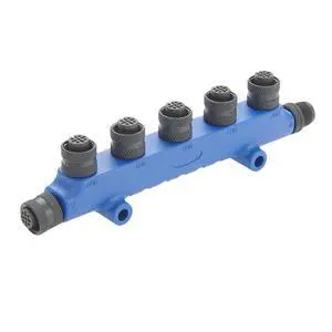 NMEA2000 5 Port MultiPort Tee T Connector Micro-Change M12 5 Pin Male to Female Backbone Tee Splitter Junction Box for Devicenet CAN Bus CANopen Sensor Actuator Marine Boat (Plastic) NMEA2000 5 Port MultiPort Tee T Connector Micro-Change M12 5 Pin Male to Female Backbone Tee Splitter Junction Box for Devicenet CAN Bus CANopen Sensor Actuator Marine Boat (Plastic)