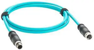 M12 4Pin D Code Male to Female Cable CAT6A Industrial Ethernet Switches Cord IP67 High Flex Shielded GigE Cable Compatible Cognex Keyence Industrial Camera Profinet Power Machine Vision (5M/16.4FT) M12 4Pin D Code Male to Female Cable CAT6A Industrial Ethernet Switches Cord IP67 High Flex Shielded GigE Cable Compatible Cognex Keyence Industrial Camera Profinet Power Machine Vision (5M/16.4FT)