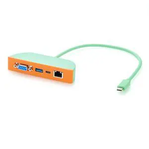 4-in-1 USB C Hub, Multiport Adapter with RS232 DB9, Gigabit Ethernet, 10Gbps USB-A & USB-C Ports, for Laptop, Windows, macOS, Linux, Android (1.5M) 4-in-1 USB C Hub, Multiport Adapter with RS232 DB9, Gigabit Ethernet, 10Gbps USB-A & USB-C Ports, for Laptop, Windows, macOS, Linux, Android (1.5M)
