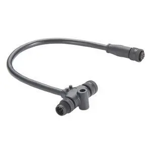 NMEA2000 Marine T Connector Cable N2k MultiPort M12 3 Way Tee Splitter Cord IP67 Waterproof Backbone Drop Cable for Garmin Lowrance Simrad B&G Navico Maretron DeviceNet CANOpen Can Bus (0.5M/1.64FT) NMEA2000 Marine T Connector Cable N2k MultiPort M12 3 Way Tee Splitter Cord IP67 Waterproof Backbone Drop Cable for Garmin Lowrance Simrad B&G Navico Maretron DeviceNet CANOpen Can Bus (0.5M/1.64FT)