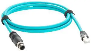 M12 to RJ45 Cable M12 4Pin D Code to RJ45 Cat6A Industrial Ethernet Cable High Flex Waterproof Shielded GigE Vision Camera Cord for Vision Sensor Profinet Network Switches Control Power (5M/16.4FT) M12 to RJ45 Cable M12 4Pin D Code to RJ45 Cat6A Industrial Ethernet Cable High Flex Waterproof Shielded GigE Vision Camera Cord for Vision Sensor Profinet Network Switches Control Power (5M/16.4FT)