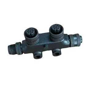 NMEA 2000 N2k T Connector Micro-C M12 Backbone Tee Splitter 2-Port MultiPort IP67 Waterproof Marine Boat Tee for Can Bus DeviceNet CANopen Sensor Actuator Networks (Black) NMEA 2000 N2k T Connector Micro-C M12 Backbone Tee Splitter 2-Port MultiPort IP67 Waterproof Marine Boat Tee for Can Bus DeviceNet CANopen Sensor Actuator Networks (Black)