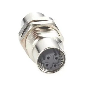 M12 D Code 4 Pin Bulkhead Connector Profinet IP67 Shielded Female to Female Gender Changer Panel Mount Cat5 Ethernet Circular Connector Socket for EtherCAT Modbus-TCP Sensor PLC (1PCS) M12 D Code 4 Pin Bulkhead Connector Profinet IP67 Shielded Female to Female Gender Changer Panel Mount Cat5 Ethernet Circular Connector Socket for EtherCAT Modbus-TCP Sensor PLC (1PCS)