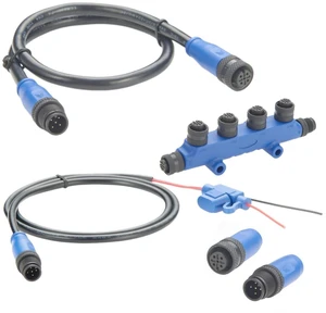 NMEA 2000 N2K Starter Kit Marine Grade Backbone Cable Drop Cable 4 Port Tees Terminators Power Cable with Fuse for Lowrance Simrad B&G Navico Garmin Networks (Kit 1) NMEA 2000 N2K Starter Kit Marine Grade Backbone Cable Drop Cable 4 Port Tees Terminators Power Cable with Fuse for Lowrance Simrad B&G Navico Garmin Networks (Kit 1)