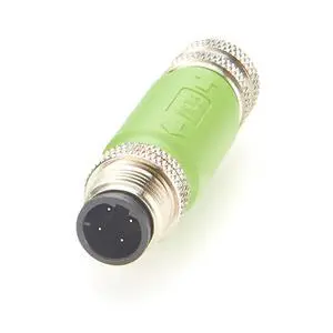 IP67 M12 D Code 4 Pin Cat5e Ethernet Connector 100Mbps Male to Female Inline Coupler Shielded Pass-Thru Adapter for Profinet, Sensor, I/O Modules, PLC, Industrial Camera Switch (1PCS) IP67 M12 D Code 4 Pin Cat5e Ethernet Connector 100Mbps Male to Female Inline Coupler Shielded Pass-Thru Adapter for Profinet, Sensor, I/O Modules, PLC, Industrial Camera Switch (1PCS)