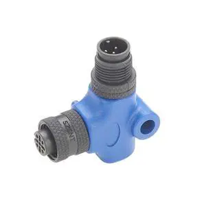 Right Angle NMEA2000 N2k L Connector L Type M12 Male to Female L Splitter Adapter Marine Drop Backbone T Connector for DeviceNet CANOpen Can Bus Garmin Lowrance Simrad B&G Navico Maretron (Plastic) Right Angle NMEA2000 N2k L Connector L Type M12 Male to Female L Splitter Adapter Marine Drop Backbone T Connector for DeviceNet CANOpen Can Bus Garmin Lowrance Simrad B&G Navico Maretron (Plastic)