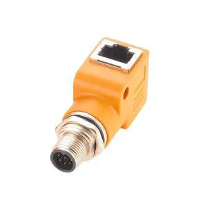 RJ45 Female to M12 A Coded 8Pin Male Adapter Waterproof Panel Mount feedthrough Bulkhead Connector Industrial Ethernet Circular Connector for Industrial Camera Sensor (M12 Male to RJ45 Right Angle) RJ45 Female to M12 A Coded 8Pin Male Adapter Waterproof Panel Mount feedthrough Bulkhead Connector Industrial Ethernet Circular Connector for Industrial Camera Sensor (M12 Male to RJ45 Right Angle)