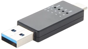 USB 10G Tester USB Type C 3.1/3.0/2.0 Hub Speed Voltage Test Tool Detection Trigger USB Port Analyzer with LED for Port Functionality QC Inspection (1PCS) USB 10G Tester USB Type C 3.1/3.0/2.0 Hub Speed Voltage Test Tool Detection Trigger USB Port Analyzer with LED for Port Functionality QC Inspection (1PCS)