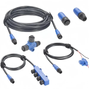 NMEA 2000 N2K Starter Kit Marine Grade Backbone Cable Drop Cable Tee Splitter 4 Way Splitter Terminators Power Cable with Fuse for Lowrance Simrad B&G Navico Garmin Networks (Kit C) NMEA 2000 N2K Starter Kit Marine Grade Backbone Cable Drop Cable Tee Splitter 4 Way Splitter Terminators Power Cable with Fuse for Lowrance Simrad B&G Navico Garmin Networks (Kit C)