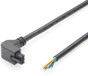 Up Angle Micro-Fit 3.0mm 8Pin Female to Open End Cable 90 Degree Micro Fit Connector Power Signal Harness 20AWG for Robotics, IoT Devices (Up, 1.5M) Up Angle Micro-Fit 3.0mm 8Pin Female to Open End Cable 90 Degree Micro Fit Connector Power Signal Harness 20AWG for Robotics, IoT Devices (Up, 1.5M)