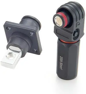 1 Set Battery Energy Storage Connector 200A 50mm² High Current HV Connectors Quick Plug Terminal Right Angle Plug and Socket IP67 Waterproof Power Adapter (Black, 200A) 1 Set Battery Energy Storage Connector 200A 50mm² High Current HV Connectors Quick Plug Terminal Right Angle Plug and Socket IP67 Waterproof Power Adapter (Black, 200A)