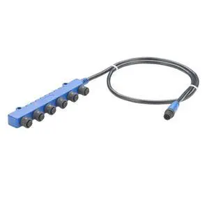 Marine NMEA 2000 6-Way Splitter Micro-C Cable IP67 Waterproof Micro-Change M12 Multiport 6 Port Boat Drop Network Cable for Ship Navigation GPS Autopilot AIS Fish Finder Marine NMEA 2000 6-Way Splitter Micro-C Cable IP67 Waterproof Micro-Change M12 Multiport 6 Port Boat Drop Network Cable for Ship Navigation GPS Autopilot AIS Fish Finder