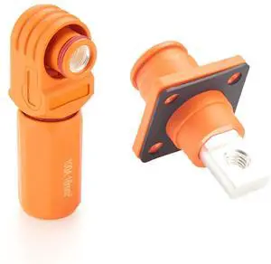 1 Set Battery Energy Storage Connector 100A 16mm² High Current HV Connectors Quick Plug Terminal Right Angle Plug and Socket IP67 Waterproof Power Adapter (Orange, 100A) 1 Set Battery Energy Storage Connector 100A 16mm² High Current HV Connectors Quick Plug Terminal Right Angle Plug and Socket IP67 Waterproof Power Adapter (Orange, 100A)