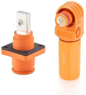 1 Set Battery Energy Storage Connector 150A 35mm² High Current HV Connectors Quick Plug Terminal Right Angle Plug and Socket IP67 Waterproof Power Adapter (Orange, 150A) 1 Set Battery Energy Storage Connector 150A 35mm² High Current HV Connectors Quick Plug Terminal Right Angle Plug and Socket IP67 Waterproof Power Adapter (Orange, 150A)