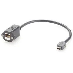IX Industrial IX40G-A-10S-CV(7.0) RJ45 Cat6A Ethernet Cable IX Gigabit Ethernet Cable Assemblies RJ45 Female to IX A Key SFTP Shielded Cable for PoE Machine Vision Industrial Camera Robotic(0.3M) IX Industrial IX40G-A-10S-CV(7.0) RJ45 Cat6A Ethernet Cable IX Gigabit Ethernet Cable Assemblies RJ45 Female to IX A Key SFTP Shielded Cable for PoE Machine Vision Industrial Camera Robotic(0.3M)