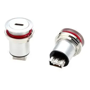 USB 2.0 to USB 3.1 C Embedded Panel Mount Connector USB Female to Type C Female Threaded Fixed Flush Mount Pass Through Converter for Data Transfer Fast Charging (2PCS) USB 2.0 to USB 3.1 C Embedded Panel Mount Connector USB Female to Type C Female Threaded Fixed Flush Mount Pass Through Converter for Data Transfer Fast Charging (2PCS)