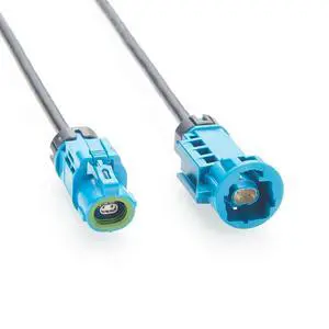 IP67 Waterproof H-MTD Male to Female Automotive Ethernet Cable Rosenberger E6S14E-1CAZ5-Z to E6K14A-1CAZ5-Z 10Gbps 100/1000BASE-T1 for ADAS Camera, Robotaxi, LiDAR, ECU, Telematics (2M/6.6FT) IP67 Waterproof H-MTD Male to Female Automotive Ethernet Cable Rosenberger E6S14E-1CAZ5-Z to E6K14A-1CAZ5-Z 10Gbps 100/1000BASE-T1 for ADAS Camera, Robotaxi, LiDAR, ECU, Telematics (2M/6.6FT)