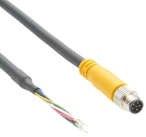 Industrial Camera Trigger Power I/O Cable M8 6Pin A Code Male to Open End Cable High Flex Compatible Basler Boost and ACE 2 GigE Camera (5M/16.4FT) Industrial Camera Trigger Power I/O Cable M8 6Pin A Code Male to Open End Cable High Flex Compatible Basler Boost and ACE 2 GigE Camera (5M/16.4FT)