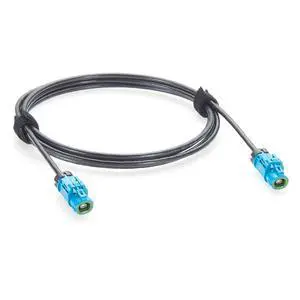 IP67 Waterproof H-MTD Female to Female Automotive Ethernet Cable Rosenberger E6K14A-1CAZ5-Z 10Gbps 100/1000BASE-T1 Vehicle Network Cable for ADAS Camera, Robotaxi, ECU, Radar, Telematics (2M/6.6FT) IP67 Waterproof H-MTD Female to Female Automotive Ethernet Cable Rosenberger E6K14A-1CAZ5-Z 10Gbps 100/1000BASE-T1 Vehicle Network Cable for ADAS Camera, Robotaxi, ECU, Radar, Telematics (2M/6.6FT)