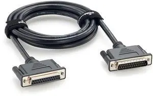 DB25 Male to Female Extension Cable 25 Pin D-Sub Shielded Cable (2M/6.6FT) DB25 Male to Female Extension Cable 25 Pin D-Sub Shielded Cable (2M/6.6FT)