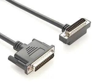 Right Angle DB25 Male to Male Cable Low Profile D-Sub 25Pin Shielded Cable (5M/16.4FT) Right Angle DB25 Male to Male Cable Low Profile D-Sub 25Pin Shielded Cable (5M/16.4FT)