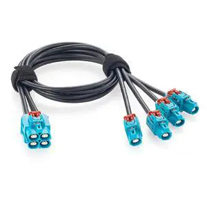 TE 4-in-1 GEMnet Z Code Female Automotive Ethernet Cable(0.5M/1.64FT) TE 4-in-1 GEMnet Z Code Female Automotive Ethernet Cable(0.5M/1.64FT)