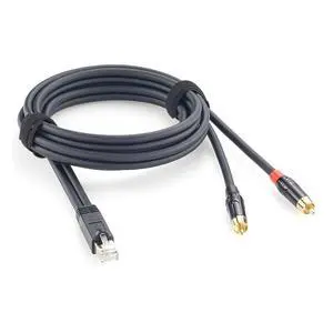 RJ45 to Dual RCA Male Audio Cable for AXIA StudioHub, Broadcast (2M/6.6FT) RJ45 to Dual RCA Male Audio Cable for AXIA StudioHub, Broadcast (2M/6.6FT)