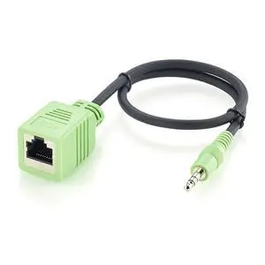 RJ45 Female to 3.5mm 1/8'' TRS Stereo Audio Cable for Mixing Console (0.3m) RJ45 Female to 3.5mm 1/8'' TRS Stereo Audio Cable for Mixing Console (0.3m)