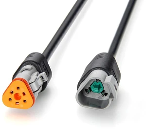 Deutsch DT 3 Pin Male to Female Cable 16AWG Waterproof Automotive Wiring DT04-3P to DT06-3S for Sensors, Engine Control (3Pin, 2M/6.6FT) Deutsch DT 3 Pin Male to Female Cable 16AWG Waterproof Automotive Wiring DT04-3P to DT06-3S for Sensors, Engine Control (3Pin, 2M/6.6FT)