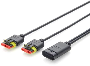 4 Pin TE AMP Superseal 1.5 Series Y Splitter Cable 1 Male to 2 Female Waterproof Automotive Connector Cable 282106-1 282088-1 (4Pin, 2M/6.6FT) 4 Pin TE AMP Superseal 1.5 Series Y Splitter Cable 1 Male to 2 Female Waterproof Automotive Connector Cable 282106-1 282088-1 (4Pin, 2M/6.6FT)