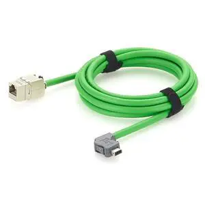 Right Angle IX Industrial to RJ45 Cat6A Ethernet Cable IX40G-A-10S-CVL1(7.0) 10Pin A Key Male to RJ45 Keystone Jack 10Gbps for PLC, Machine Vision, Robotics, Automation (2M/6.6FT) Right Angle IX Industrial to RJ45 Cat6A Ethernet Cable IX40G-A-10S-CVL1(7.0) 10Pin A Key Male to RJ45 Keystone Jack 10Gbps for PLC, Machine Vision, Robotics, Automation (2M/6.6FT)
