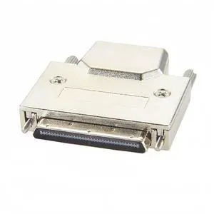 SCSI VHDCI 68 Pin Male Connector 0.8mm Pitch Solder Type with Metal Shield Shell for DAQ, PCI Cards SCSI VHDCI 68 Pin Male Connector 0.8mm Pitch Solder Type with Metal Shield Shell for DAQ, PCI Cards