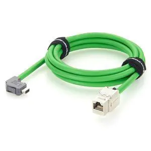 Right Angle IX Industrial 10Pin A Key Male to RJ45 Cat6A Keystone Jack Cable IX40G-A-10S-CVL2 Industrial Ethernet Cable 10Gbps Shielded for PLC, PROFINET, Machine Vision, Robotics (2M/6.6FT) Right Angle IX Industrial 10Pin A Key Male to RJ45 Cat6A Keystone Jack Cable IX40G-A-10S-CVL2 Industrial Ethernet Cable 10Gbps Shielded for PLC, PROFINET, Machine Vision, Robotics (2M/6.6FT)