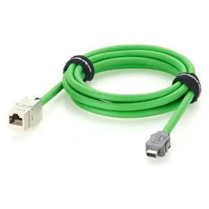 IX Industrial A Key Male to RJ45 CAT6A Keystone Jack Cable IX40G-A-10S-CV(7.0) 10Gbps Industrial Ethernet Network Cable for PLC, Automation, Machine Vision, Robotics (2M/6.6FT) IX Industrial A Key Male to RJ45 CAT6A Keystone Jack Cable IX40G-A-10S-CV(7.0) 10Gbps Industrial Ethernet Network Cable for PLC, Automation, Machine Vision, Robotics (2M/6.6FT)