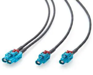 TE GEMnet Automotive Ethernet Splitter Cable GEMnet Dual Port to Single Port 10Gbps 100/1000BASE-T1 Vehicle Network Cable 1-2386612-4 to 1-2368022-4 for ECU, ADAS, Robotaxi, Telematics(2M/6.6FT) TE GEMnet Automotive Ethernet Splitter Cable GEMnet Dual Port to Single Port 10Gbps 100/1000BASE-T1 Vehicle Network Cable 1-2386612-4 to 1-2368022-4 for ECU, ADAS, Robotaxi, Telematics(2M/6.6FT)