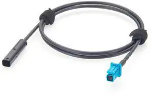 Amphenol NETBridge Male to TE MATEnet Female Automotive Ethernet Cable 100/1000BASE-T1 Vehicle Network Cable NTHCM011A10S to 2302510-9 for ADAS, ECU, Telematics, Radar, Domain Controller(1M/3.28FT) Amphenol NETBridge Male to TE MATEnet Female Automotive Ethernet Cable 100/1000BASE-T1 Vehicle Network Cable NTHCM011A10S to 2302510-9 for ADAS, ECU, Telematics, Radar, Domain Controller(1M/3.28FT)