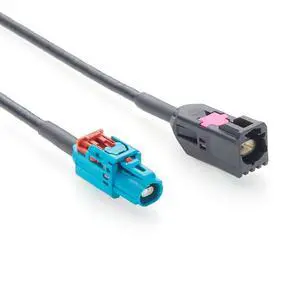 TE GEMnet Male to Female Automotive Ethernet Cable 10Gbps 100/1000BASE-T1 Vehicle Network Cable 2368003-1 to 1-2368022-4 for ADAS Camera, ECU, Domain Controller, Robotaxi (3M/9.84FT) TE GEMnet Male to Female Automotive Ethernet Cable 10Gbps 100/1000BASE-T1 Vehicle Network Cable 2368003-1 to 1-2368022-4 for ADAS Camera, ECU, Domain Controller, Robotaxi (3M/9.84FT)