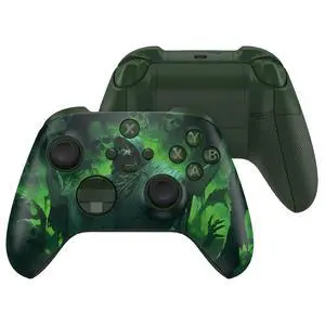 ASR Version Performance Rubberized Full Set Shell Buttons for Xbox Core Controller, Redesigned Grip Diamond Texture Handles Backplate Case for Xbox Series X & S Controller - Dark Carnival @ ASR Version Performance Rubberized Full Set Shell Buttons for Xbox Core Controller, Redesigned Grip Diamond Texture Handles Backplate Case for Xbox Series X & S Controller - Dark Carnival @