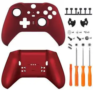 Faceplate Shell + Bottom Shell for Xbox Elite Series 2, Elite Series 2 Core Controller - Scarlet Red @ Faceplate Shell + Bottom Shell for Xbox Elite Series 2, Elite Series 2 Core Controller - Scarlet Red @