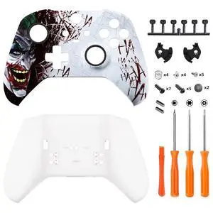 Clown Hahaha Patterned Faceplate Shell + White Bottom Shell for Xbox Elite Series 2, Elite Series 2 Core Controller @ Clown Hahaha Patterned Faceplate Shell + White Bottom Shell for Xbox Elite Series 2, Elite Series 2 Core Controller @