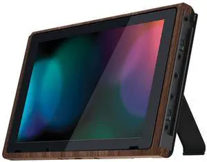 Wood Grain DIY Housing Shell for Nintendo Switch Console, Soft Touch Replacement Faceplate Front Frame for Nintendo Switch Console with Volume Up Down Power Buttons @ Wood Grain DIY Housing Shell for Nintendo Switch Console, Soft Touch Replacement Faceplate Front Frame for Nintendo Switch Console with Volume Up Down Power Buttons @
