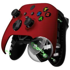 FaceMag Magnetic Front Shell for Xbox Series X & S Controller, Replacement Parts Accessores Soft Touch Grip Faceplate for Xbox Core Wireless Controller - Scarlet Red @ FaceMag Magnetic Front Shell for Xbox Series X & S Controller, Replacement Parts Accessores Soft Touch Grip Faceplate for Xbox Core Wireless Controller - Scarlet Red @