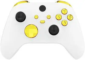 Replacement Buttons for Xbox Core Wireless Controller, Chrome Gold Glossy Custom LB RB LT RT Bumpers Trigers Dpad ABXY Start Back Sync Share Keys Parts for Xbox Series X & S Controller @ Replacement Buttons for Xbox Core Wireless Controller, Chrome Gold Glossy Custom LB RB LT RT Bumpers Trigers Dpad ABXY Start Back Sync Share Keys Parts for Xbox Series X & S Controller @