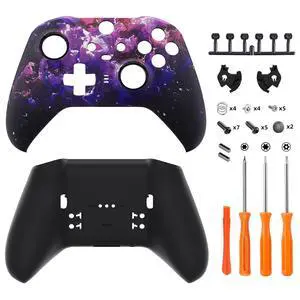 Surreal Lava Patterned Faceplate Shell + Black Back Bottom Shell for Xbox Elite Series 2, Elite Series 2 Core Controller @ Surreal Lava Patterned Faceplate Shell + Black Back Bottom Shell for Xbox Elite Series 2, Elite Series 2 Core Controller @