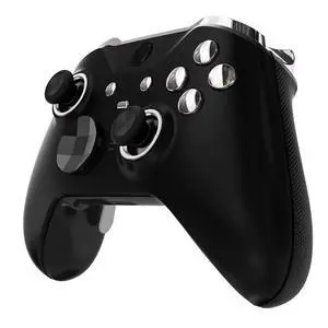 Chrome Silver Glossy Custom Accent Rings + Replacement Buttons for Xbox Elite Wireless Controller Series 2 & Elite Series 2 Core Controller - Controller NOT Included @ Chrome Silver Glossy Custom Accent Rings + Replacement Buttons for Xbox Elite Wireless Controller Series 2 & Elite Series 2 Core Controller - Controller NOT Included @