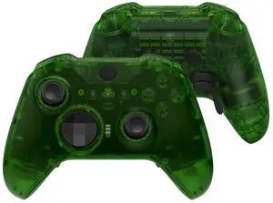 Full Set Shell Buttons for Xbox One Elite Series 2 Controller, Clear Green Replacement Faceplate Back Plate Bottom Shell with Buttons for Xbox Elite Series 2 Core Controller - Model 1797 @ Full Set Shell Buttons for Xbox One Elite Series 2 Controller, Clear Green Replacement Faceplate Back Plate Bottom Shell with Buttons for Xbox Elite Series 2 Core Controller - Model 1797 @