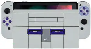 Classic SNES Style Soft Touch Joycon Housing Shell with Full Set Buttons for Nintendo Switch, Replacement Faceplate for Nintendo Switch Dock Joy-Con Dock NOT Included @ Classic SNES Style Soft Touch Joycon Housing Shell with Full Set Buttons for Nintendo Switch, Replacement Faceplate for Nintendo Switch Dock Joy-Con Dock NOT Included @