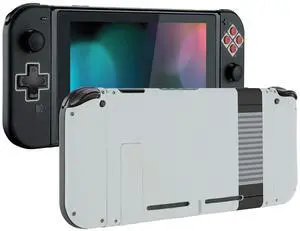 Classics NES Style Soft Touch Back Plate for Nintendo Switch Console, NS Joycon Handheld Controller Housing (D-Pad Version) with Full Set Buttons, DIY Replacement Shell for Nintendo Switch @ Classics NES Style Soft Touch Back Plate for Nintendo Switch Console, NS Joycon Handheld Controller Housing (D-Pad Version) with Full Set Buttons, DIY Replacement Shell for Nintendo Switch @